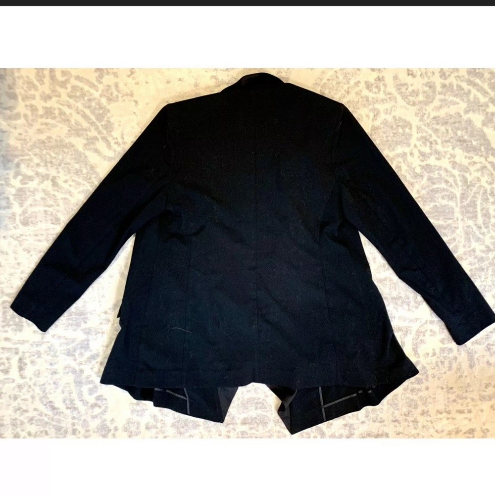 LANE BRYANT Open Front Asymmetrical Hem Blazer - Picture 3 of 4